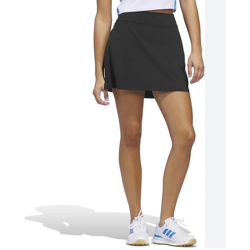 Adidas Golf Skort Black Activewear Tennis Skirt Plus Size 2XL Solid Performance